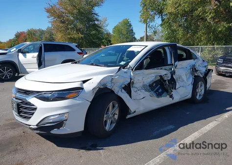 2021 Chevrolet Malibu Fwd Ls из США, поврежденный, VIN 1G1ZB5ST7MF042540